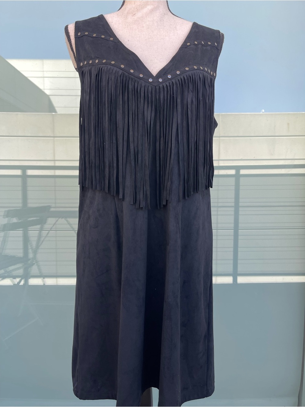 IDYLLWIND QUEEN OF COUNTRY FRINGE MINI DRESS Large - Picture 3 of 10